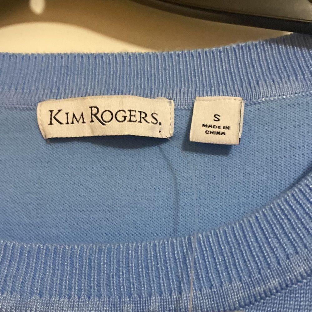 NWT Beautiful light blue sweater - Picture 2 of 4